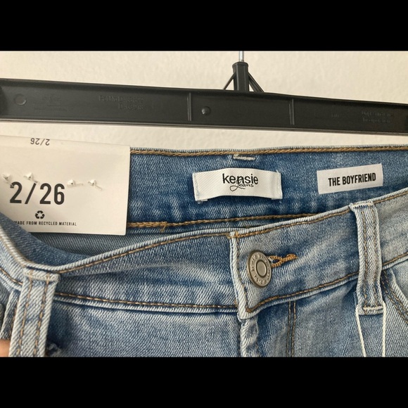 Kensie The Boyfriend Blue Jeans Size 2/26 Brand New With Tag - Picture 3 of 4